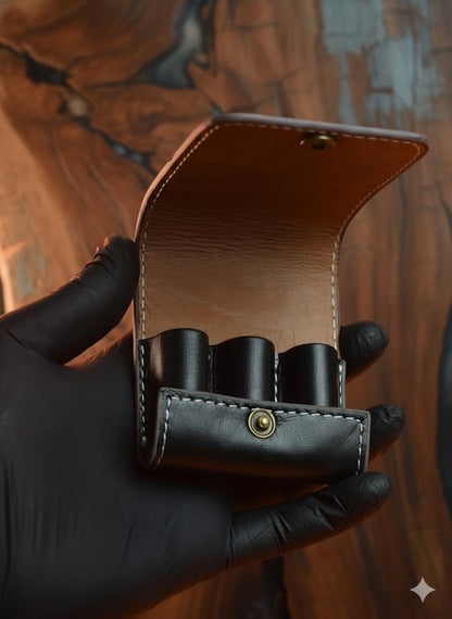 💫 Miraazz Perfume Tester Set (Pack of 3) with Premium Leather Pouch