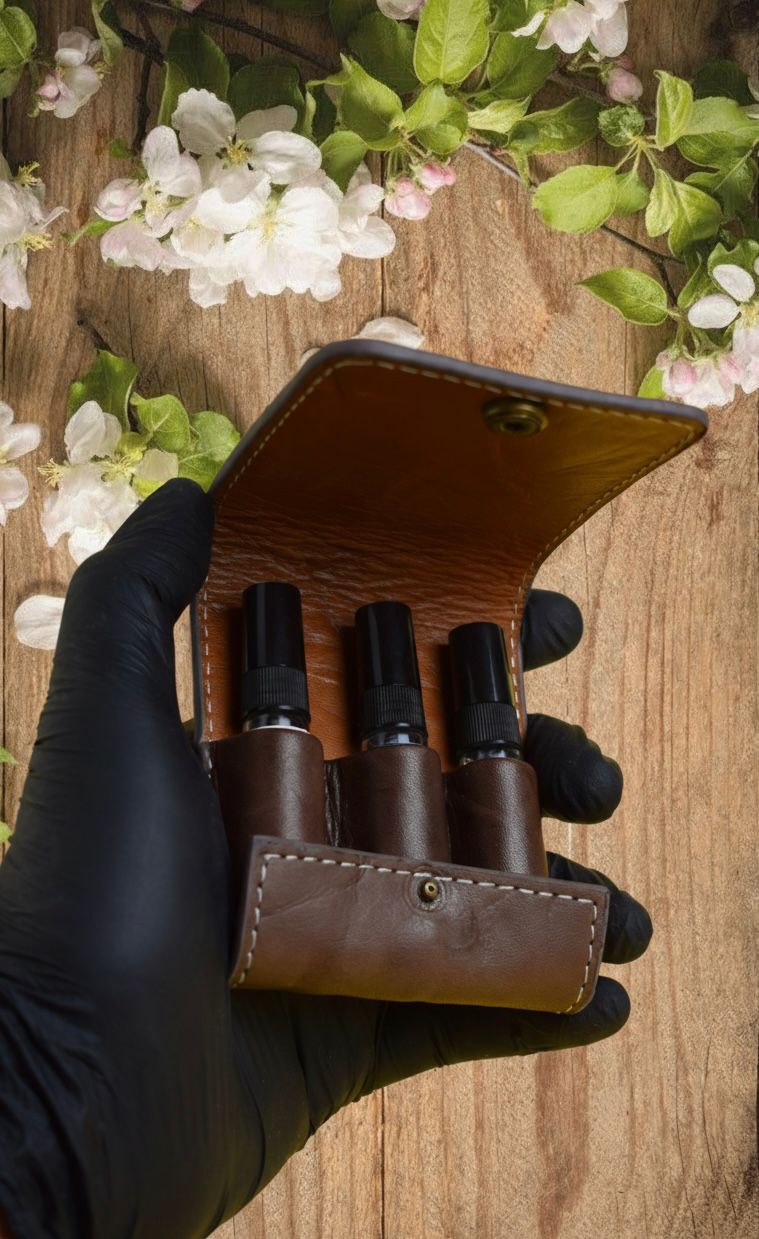 Miraazz Discovery Set ✨ 3 Perfume Testers for Men with Elegant Leather Pouch